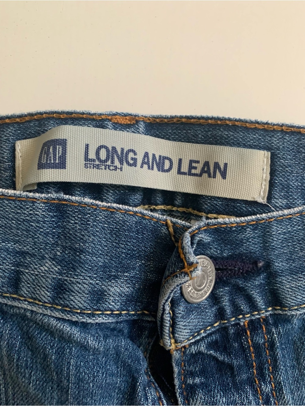 #6 GAP Long and Lean Stretch Jeans - Medium Blue Denim